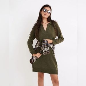 Madewell Polo Sweater Dress